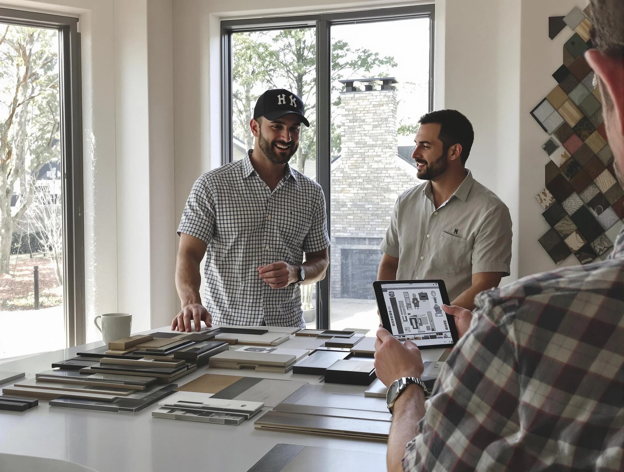 Hopewell Chimney Sweep remodeling a chimney and fireplace in Hopewell, VA