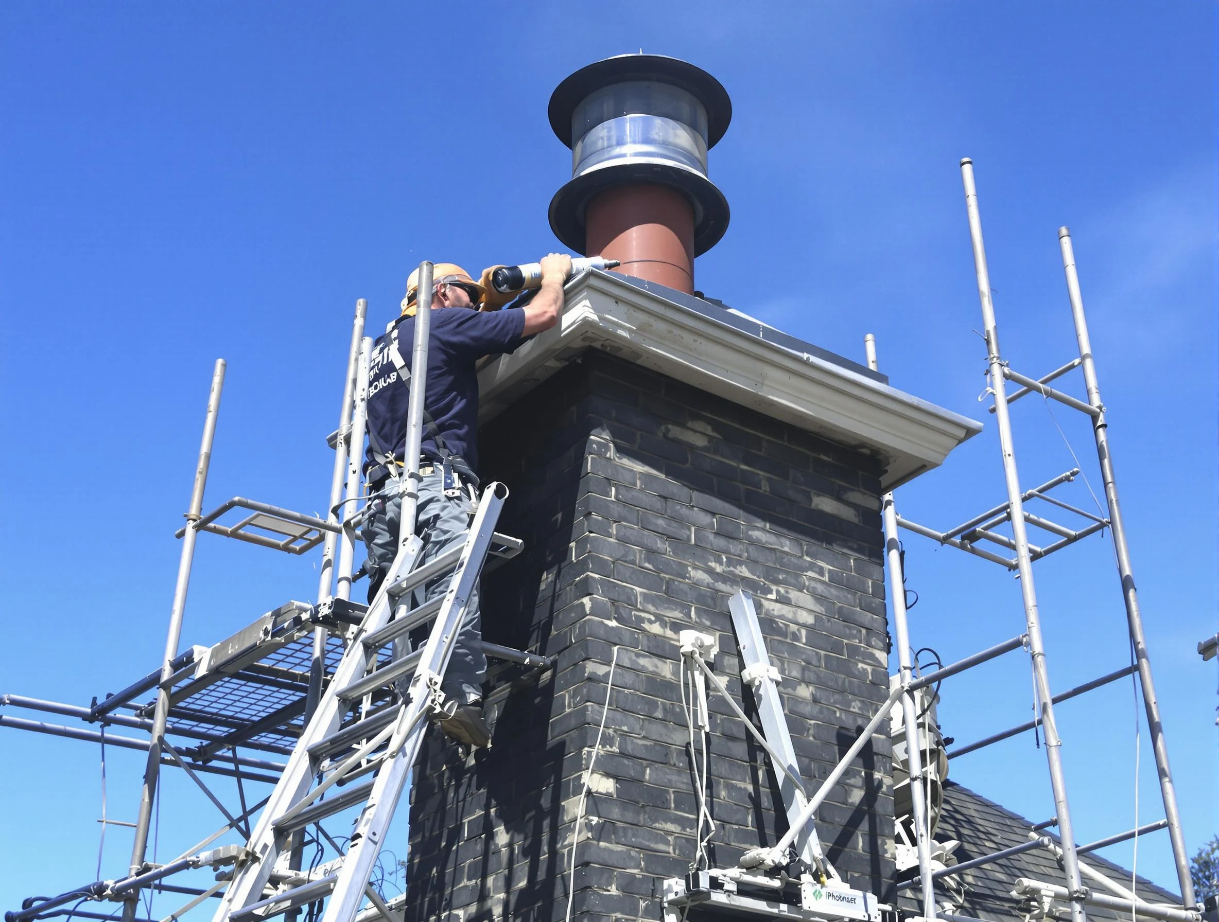 Sturdy chimney crown finished by Hopewell Chimney Sweep in Hopewell, VA