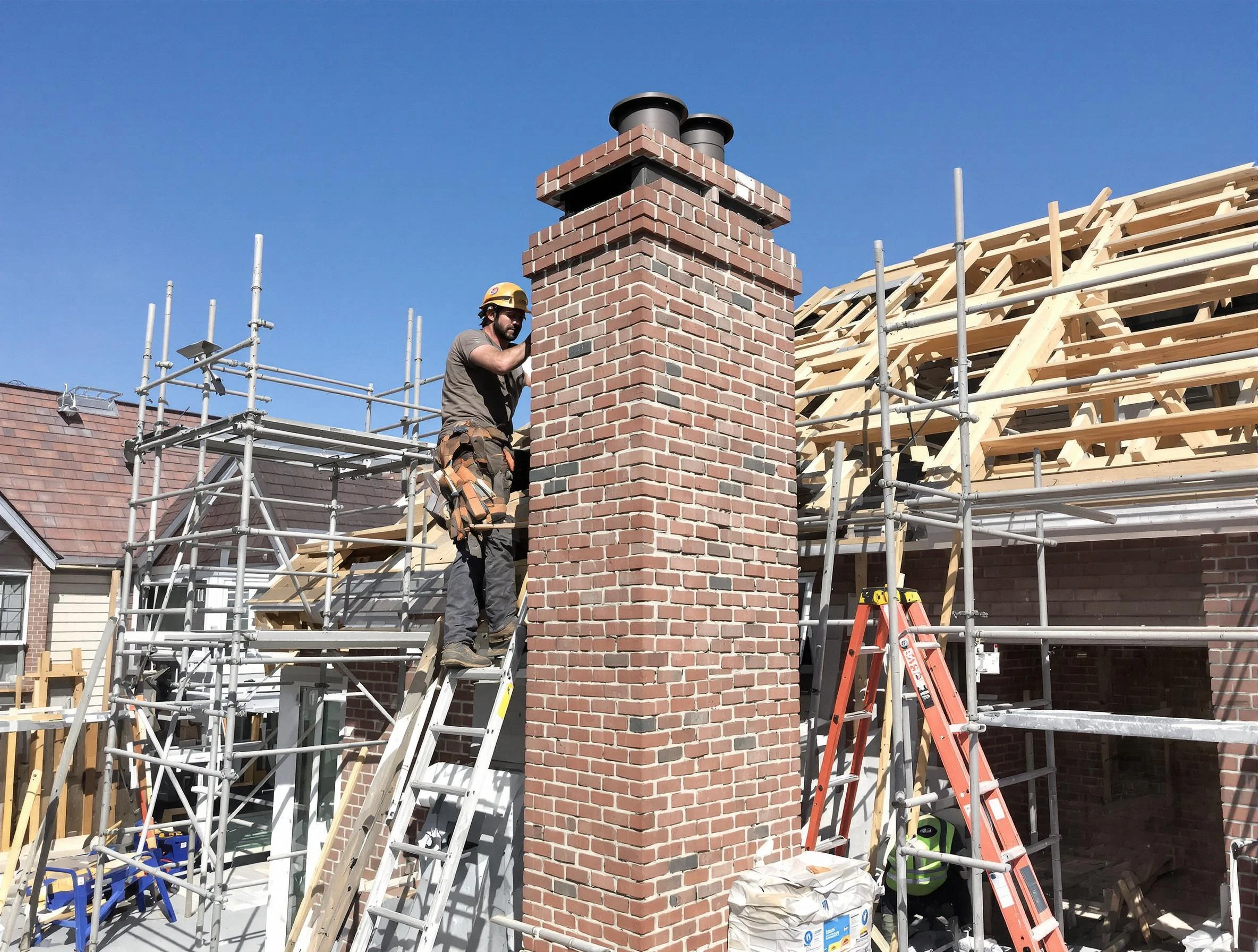 New chimney installation completed by Hopewell Chimney Sweep in Hopewell, VA