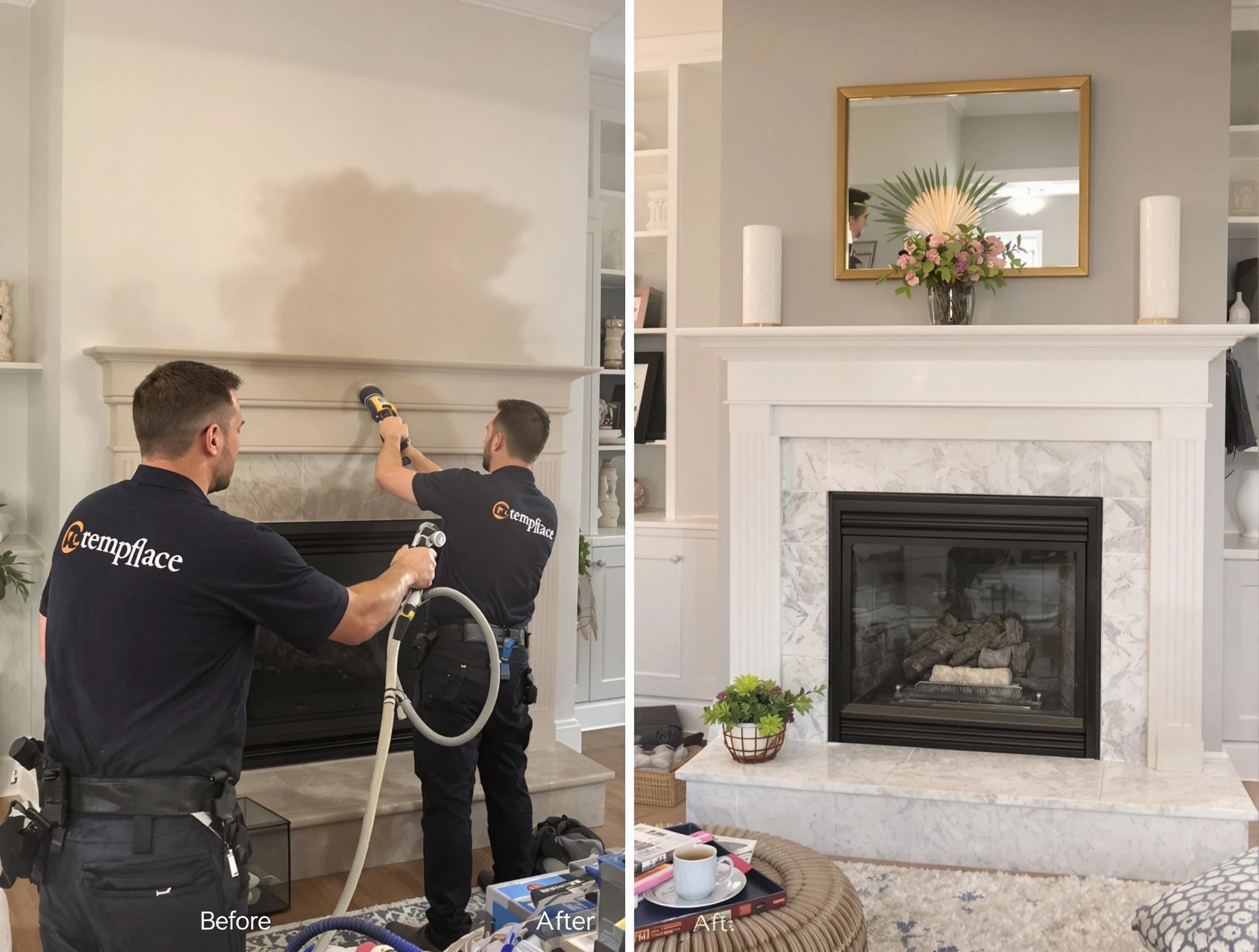 Professional soot removal by Hopewell Chimney Sweep team in Hopewell, VA